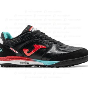 JOMA TOP FLEX REBOUND 2601 NERO-ROSSO FLUO SCARPA CALCIO A 5